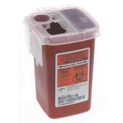 Container,Sharps,1 Qt.,Red,Phleb.