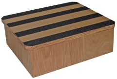 Ideal 16 x 18 x 6 Footstool, Nestable with Safety Grip 