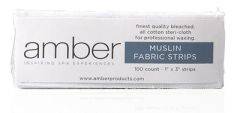 Amber Products Muslin Strips 1" X 3" 100/pack