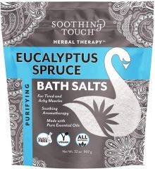 Soothing Touch Eucalyptus Spruce Bath Salts 32 oz