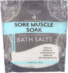 Soothing Touch Sore Muscle Soak Bath Salts 32 oz