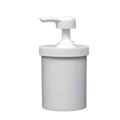 8 oz Jar with Pump - 8 oz Pump Jar for Massage Lotions & Creams