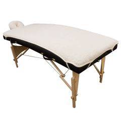 Body Linen Repose Fleece Pad Set - Massage Table Pad And Face Rest Cover
