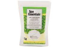 Spa Essentials Cotton Rounds, 2.25" White unembossed 80 Count