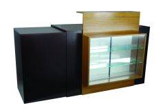 Reception Counter with Display and Cabinet