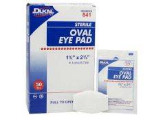 Dukal Eye Pad 1-5/8"x2-5/8" 50/pk