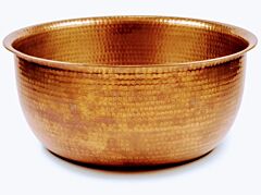 Hand-Hammered Copper Pedicure Bowl