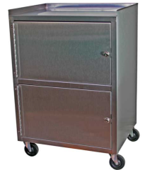 Ideal Cabinet Cart, Dual, 16" x 21" x 30" 
