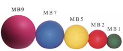 Ideal Set of Medicine Balls: 1, 2, 5, 7 & 9 lbs. 
