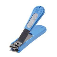 Mehaz - Professional Angled Straight Wide Jaw Toenail Clipper, Light Blue