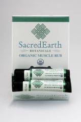 Sacred Earth Organic Muscle Rub .6oz Tube