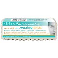 Melting Pot Natural Muslin Cloth Wax Strips 3" x 1"
