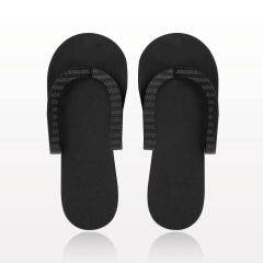 Non-Skid Pedicure Slippers, Black 