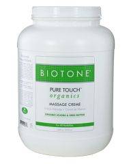 Biotone Pure Touch Organic Massage Creme 1 Gallon