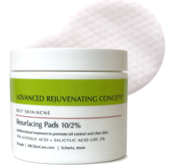 Advanced Rejuvenating Concepts Resurfacing Peel Pads for Acne