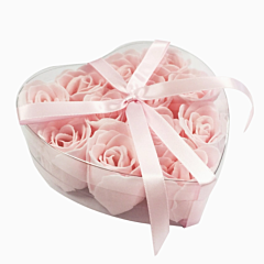 Scented Rose Soaps (Set of 12) - PINK