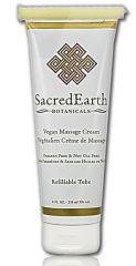Sacred Earth Empty SEB Labeled Cream Tube with Clamp
