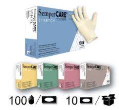 SemperMed Premium Stretch Vinyl Gloves - X-Small