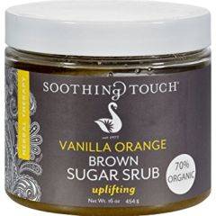 Soothing Touch Vanilla Orange Brown Sugar Scrub 16 oz