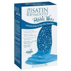 Satin Smooth Titanium Blue Bead Wax  2.3 lbs, 35 oz