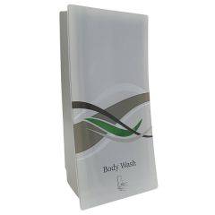 Wave Dispenser With A View Satin Silver Body Wash