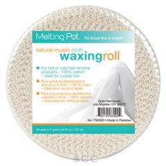 Melting Pot Natural Muslin Cloth Wax Roll 50 yards x 3"